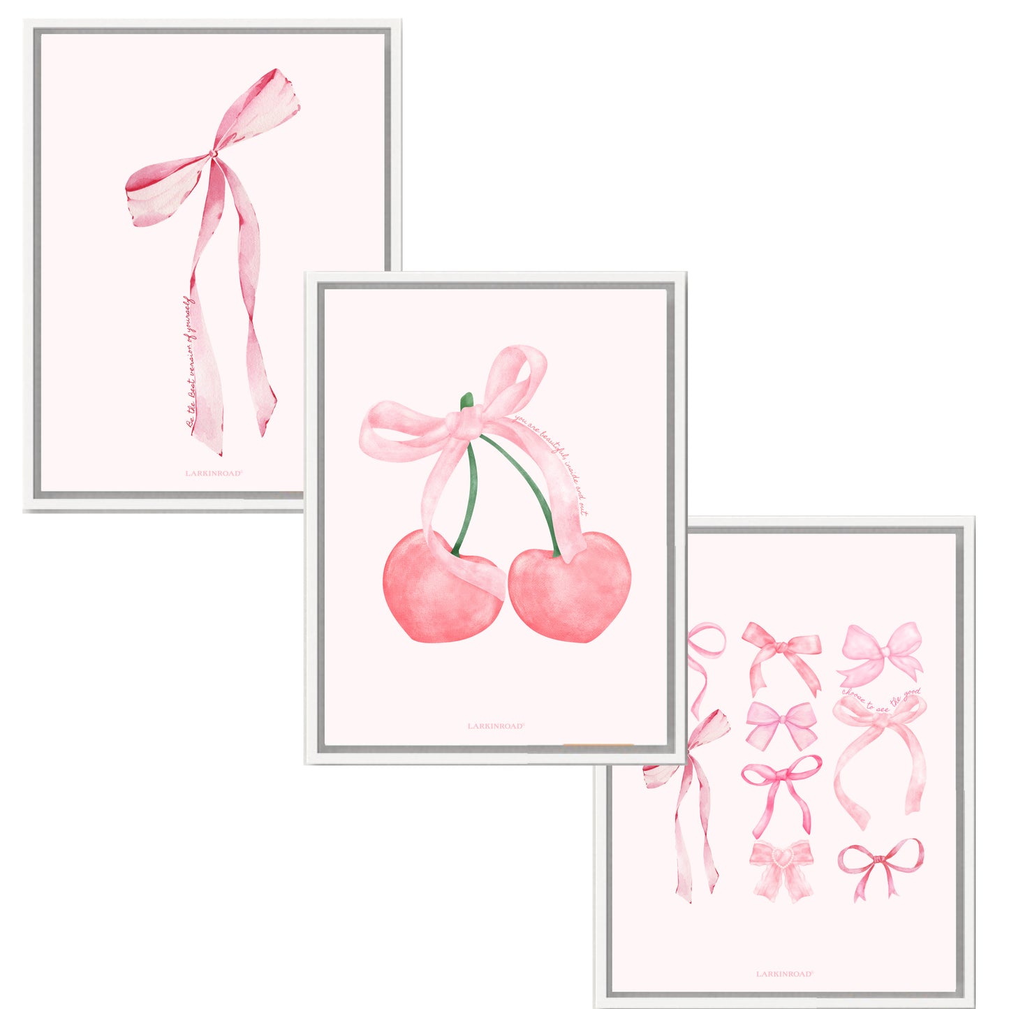 3-Pack Coquette Positive Affirmation Posters