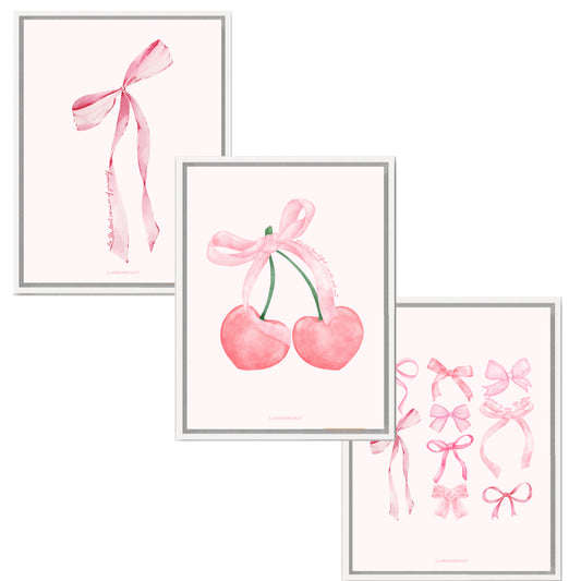 3-Pack Coquette Positive Affirmation Posters