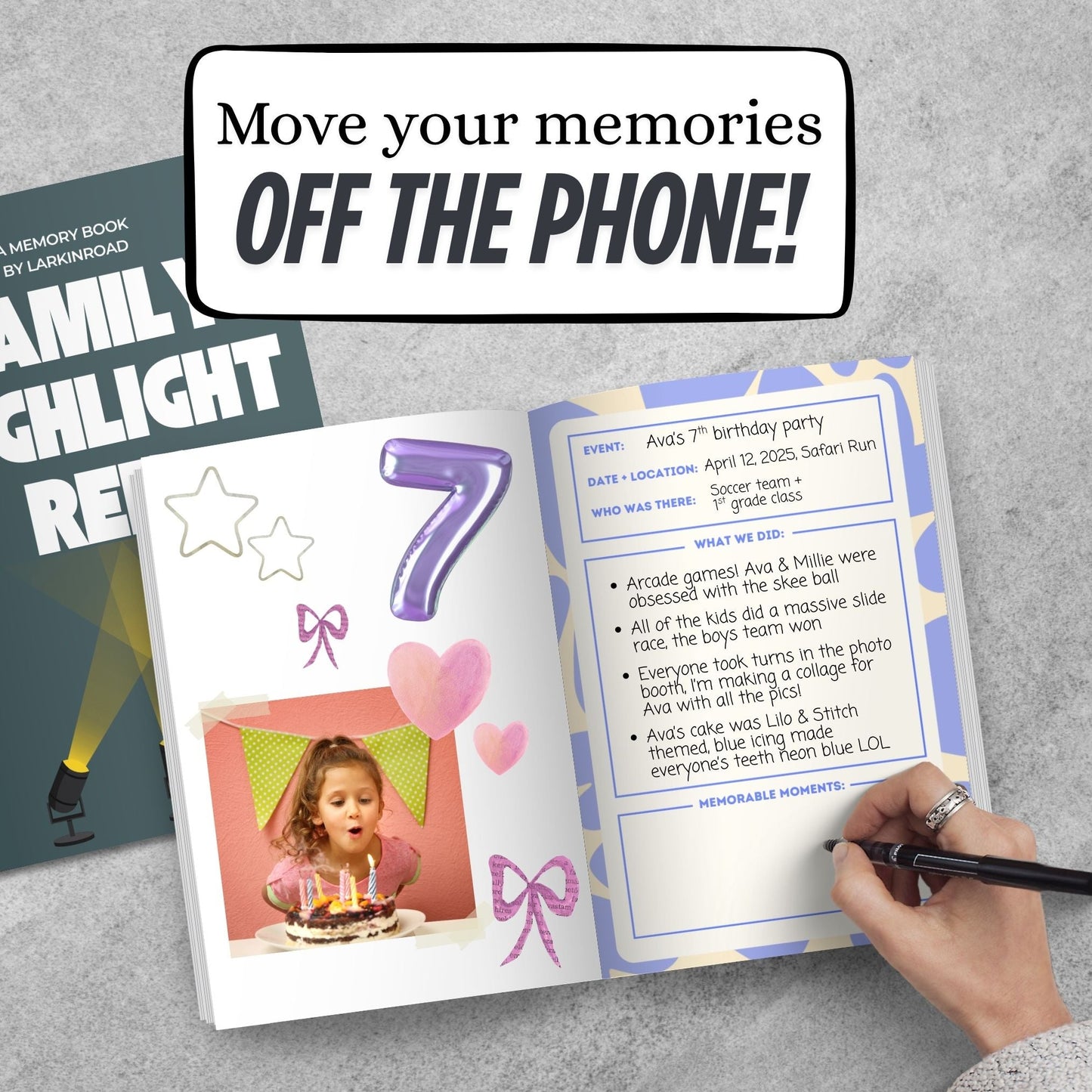 Family Highlight Reel: A Memory Book By LARKINROAD
